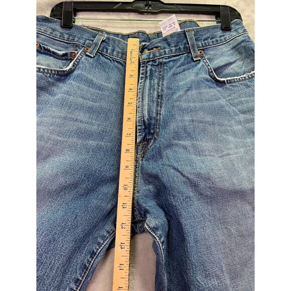 LUCKY BRAND DUNGAREES MEN'S 33X29 RIVINGTON LOOSE FIT DENIM JEANS BLUE WASH - Picture 14 of 14